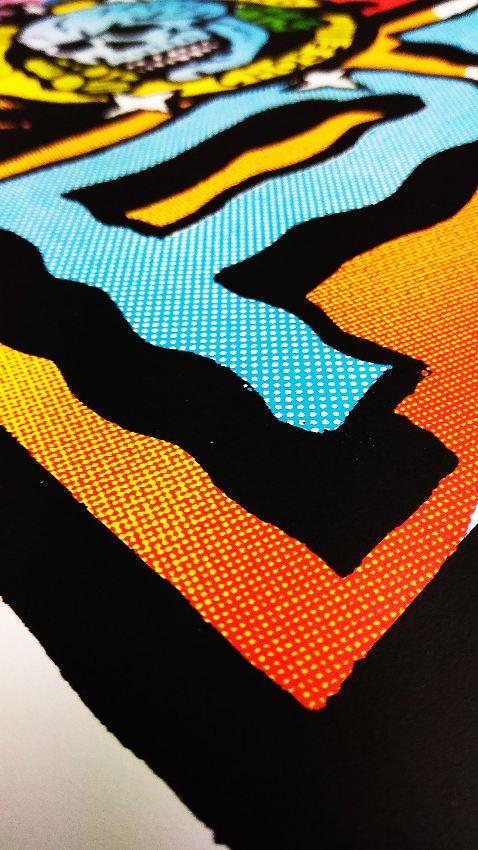 FEAR OF HIS SHADOW / Screenprint by Moolinex / Large format