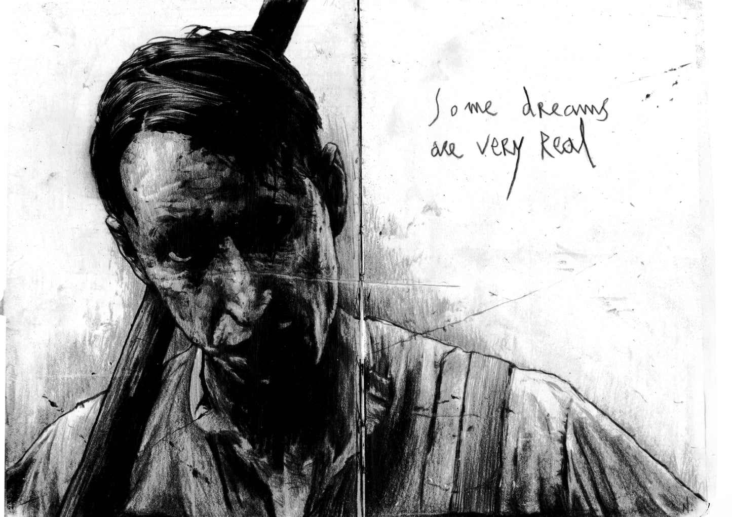 Manche Träume sind sehr real / Risograph von Jean-Luc Navette