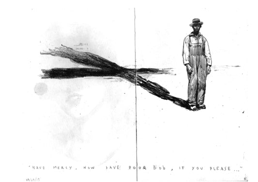 Crossroad / Risograph by Jean-Luc Navette