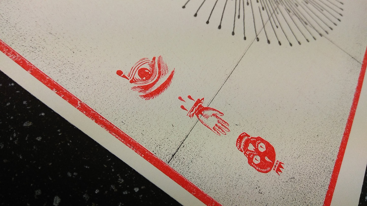 Blessed Virgin / Risographie de Daniel Martin Diaz