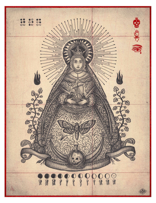 Blessed Virgin / Risography by Daniel Martin Diaz