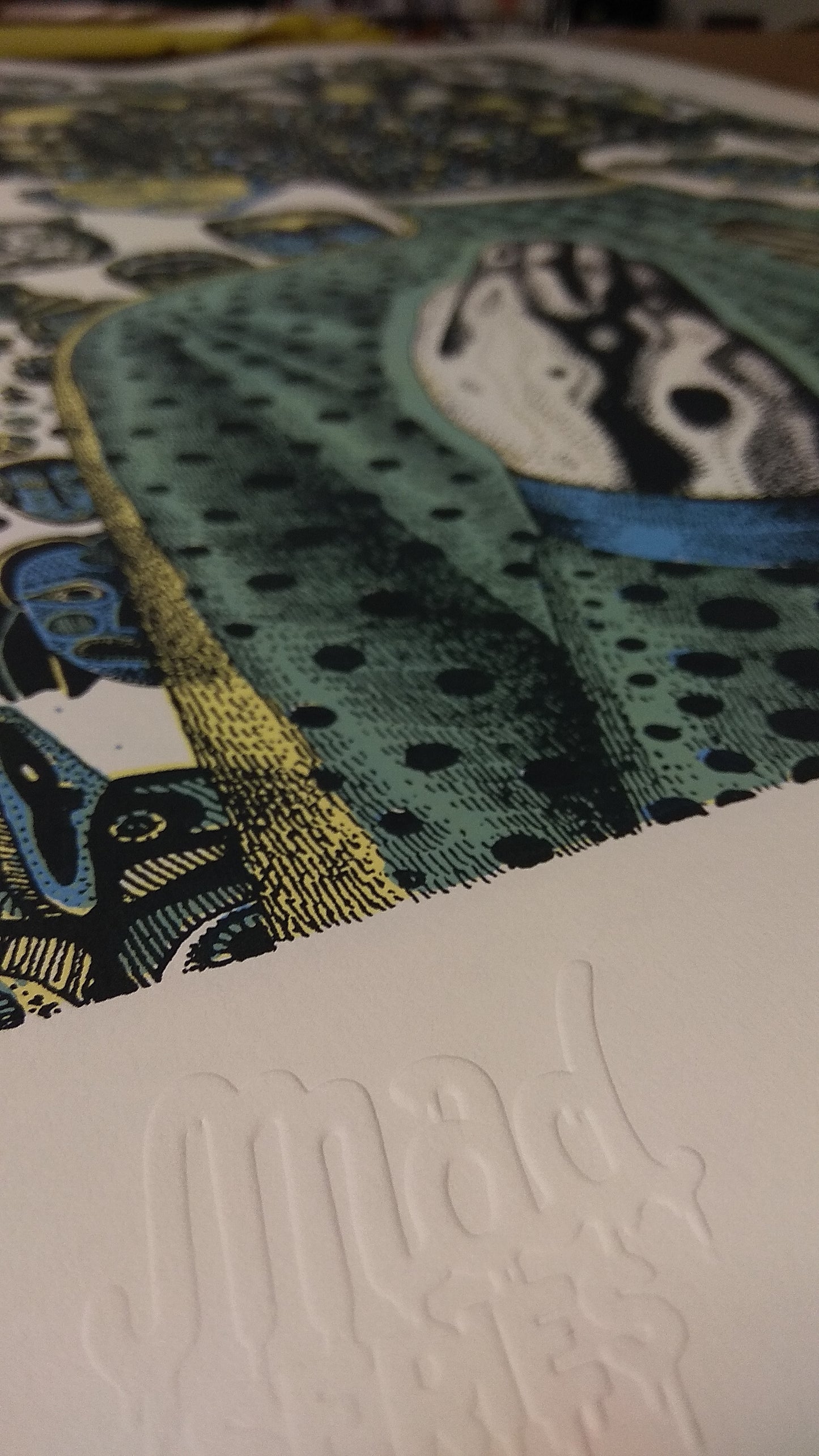 My Mask are my face / Screenprint by Boris Pramatarov