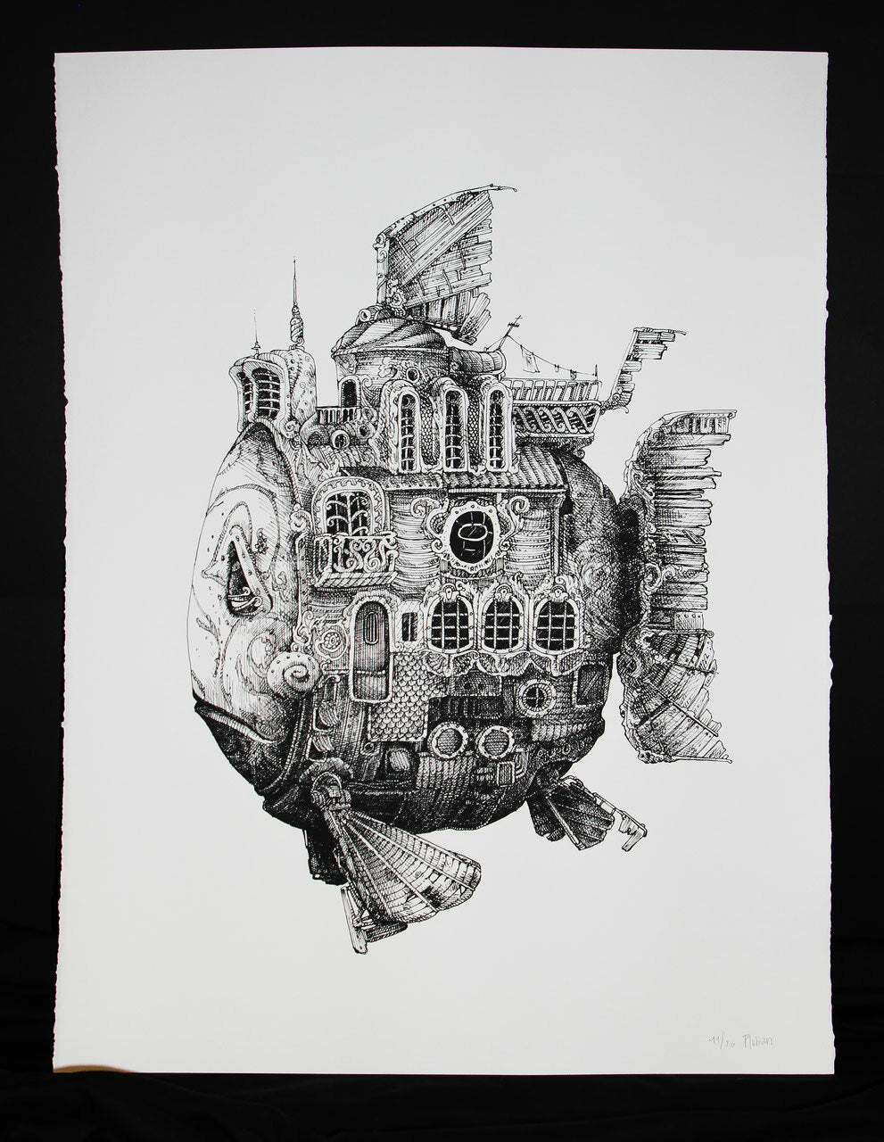 Fish Boat #2 / Nubian Screenprint