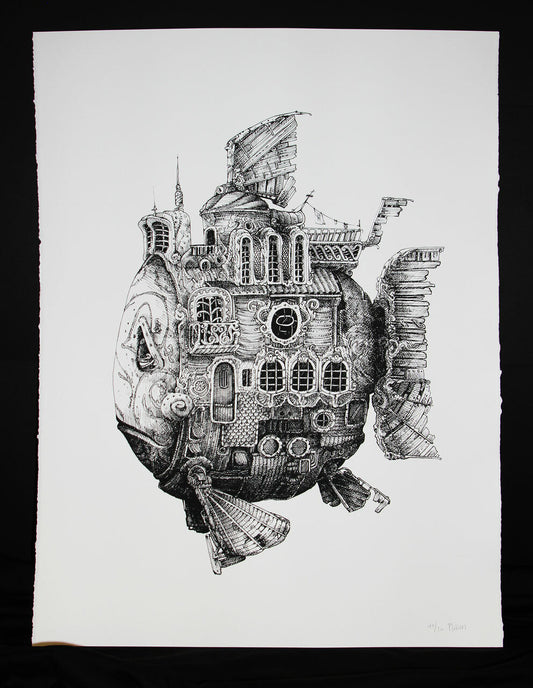 Fish Boat #2 / Nubian Screenprint