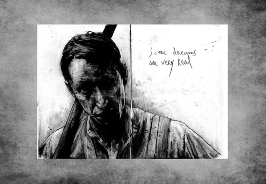 Manche Träume sind sehr real / Risograph von Jean-Luc Navette