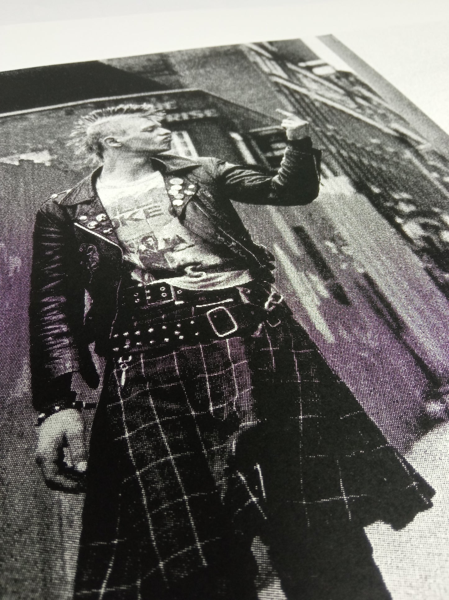 PUNK / Sérigraphie de Yan Morvan