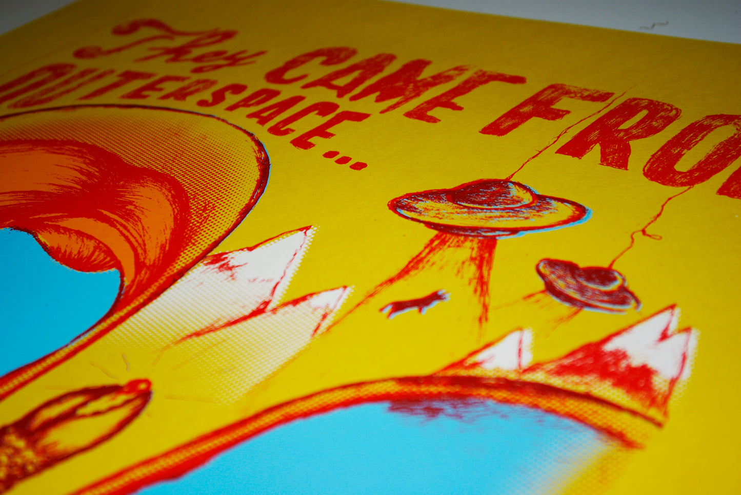 They Came from Outerspace / Screenprint by Arnus