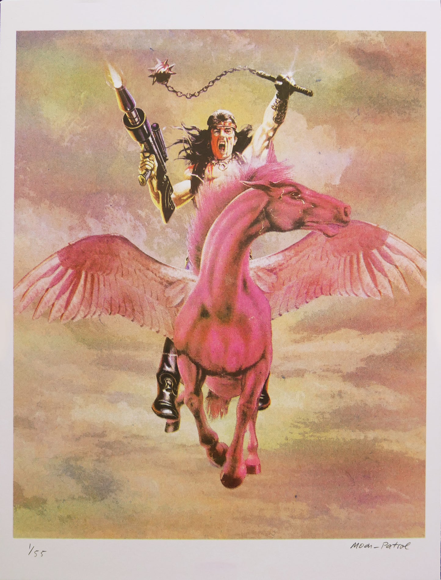 PERSEUS / Risographie de Moon Patrol