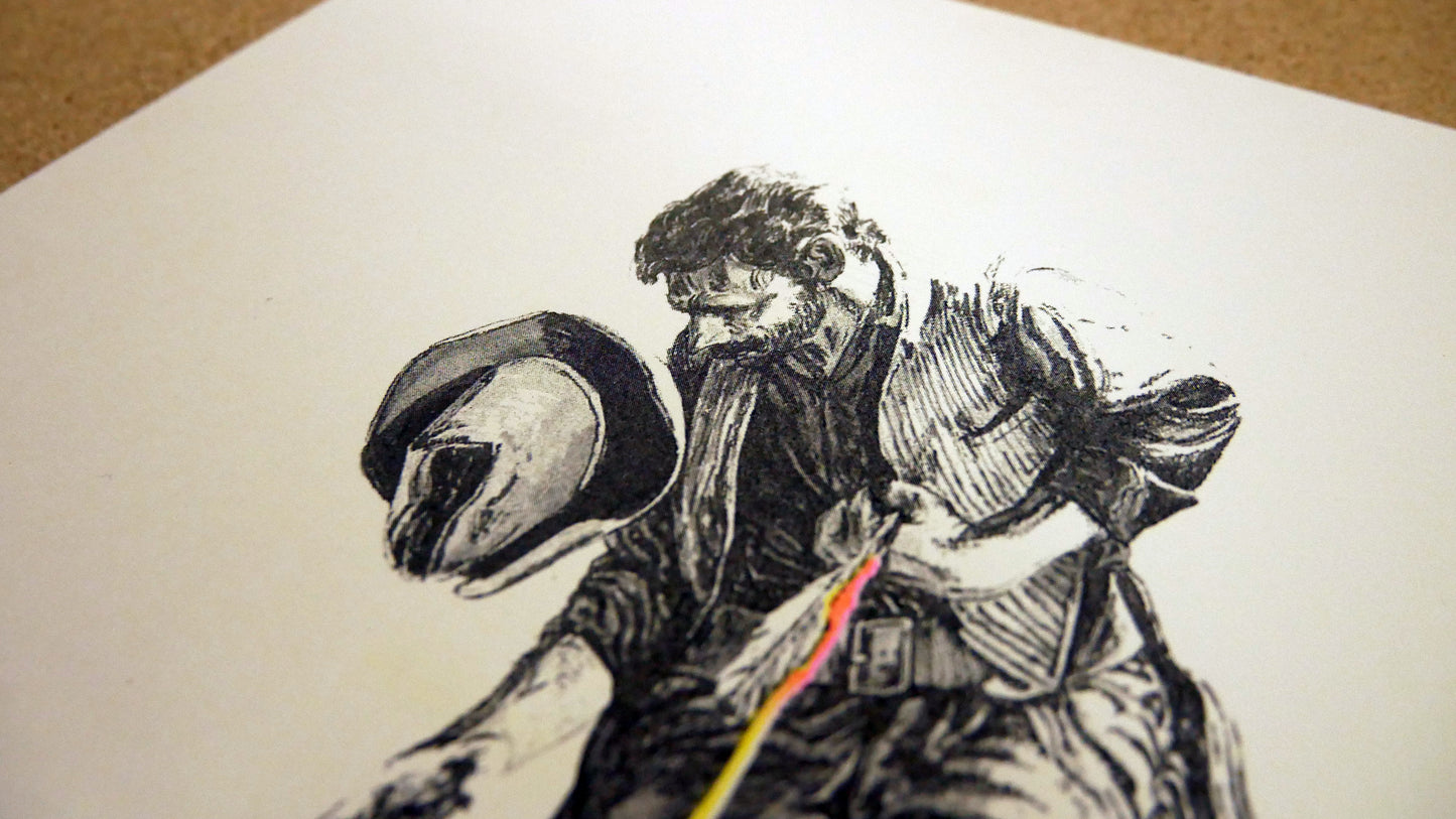 Rainbow blood / Risographie Moon Patrol