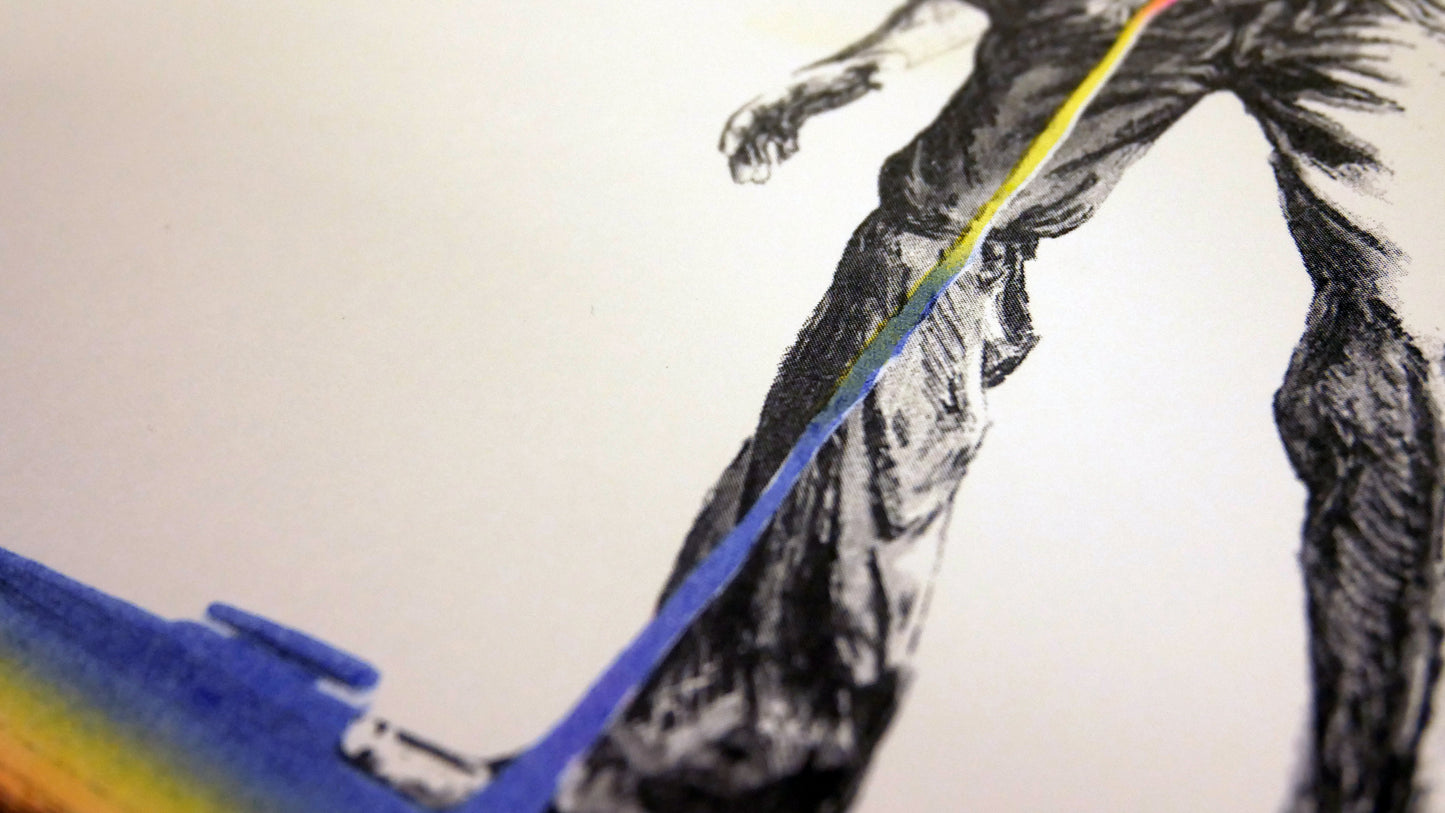 Rainbow blood / Risographie Moon Patrol
