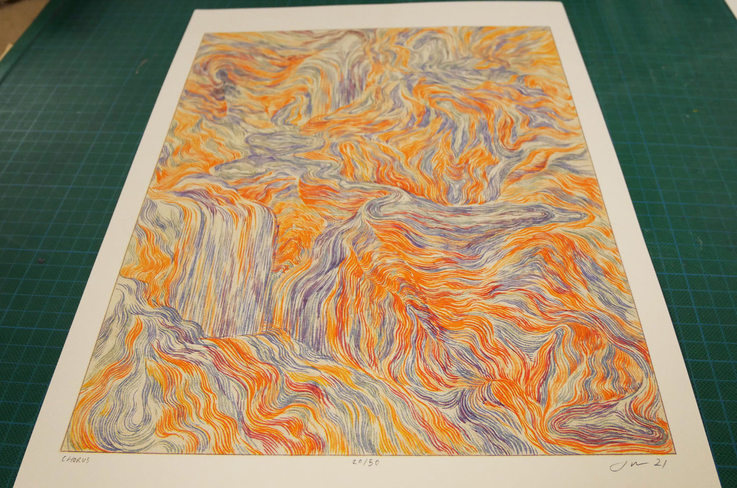 CHORUS / Risograph by artist Jacob van Loon