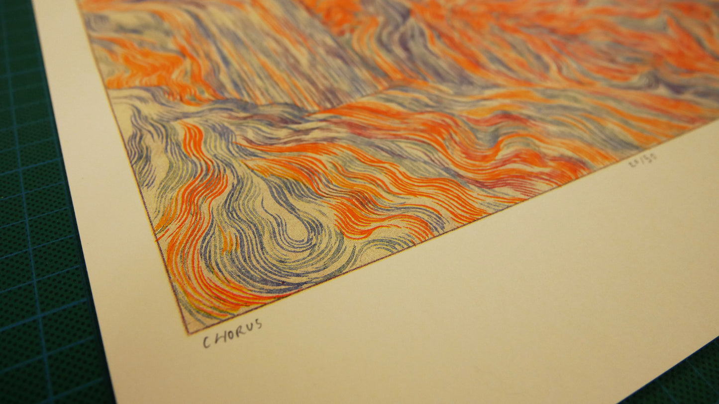 CHORUS / Risograph by artist Jacob van Loon