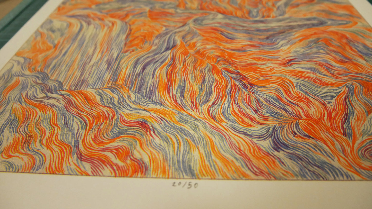 CHORUS / Risograph by artist Jacob van Loon