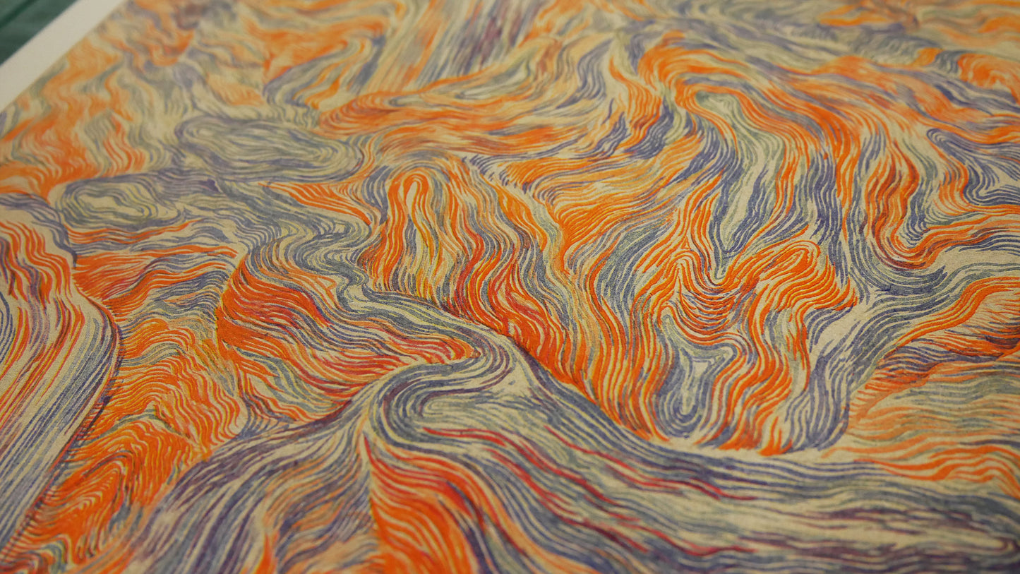 CHORUS / Risograph by artist Jacob van Loon
