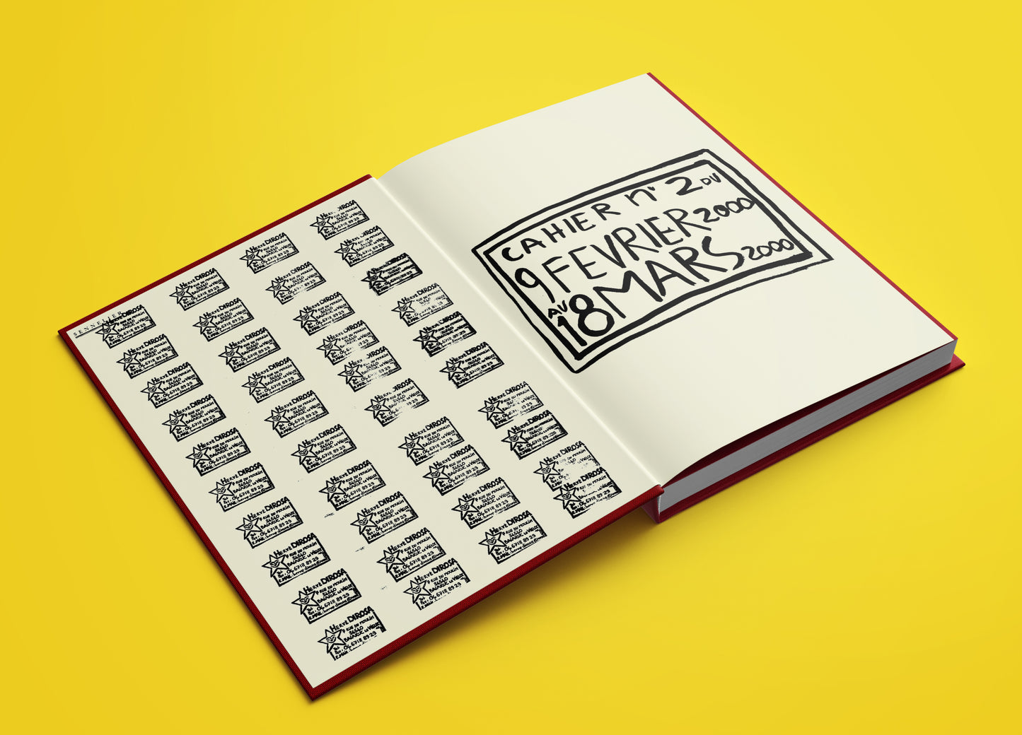 Hervé DI ROSA Notebook / Second issue
