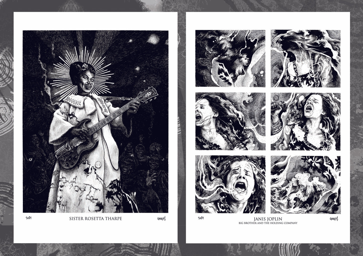 GIRLS TO THE FRONT / Risograph Ihrer Wahl von Greg M