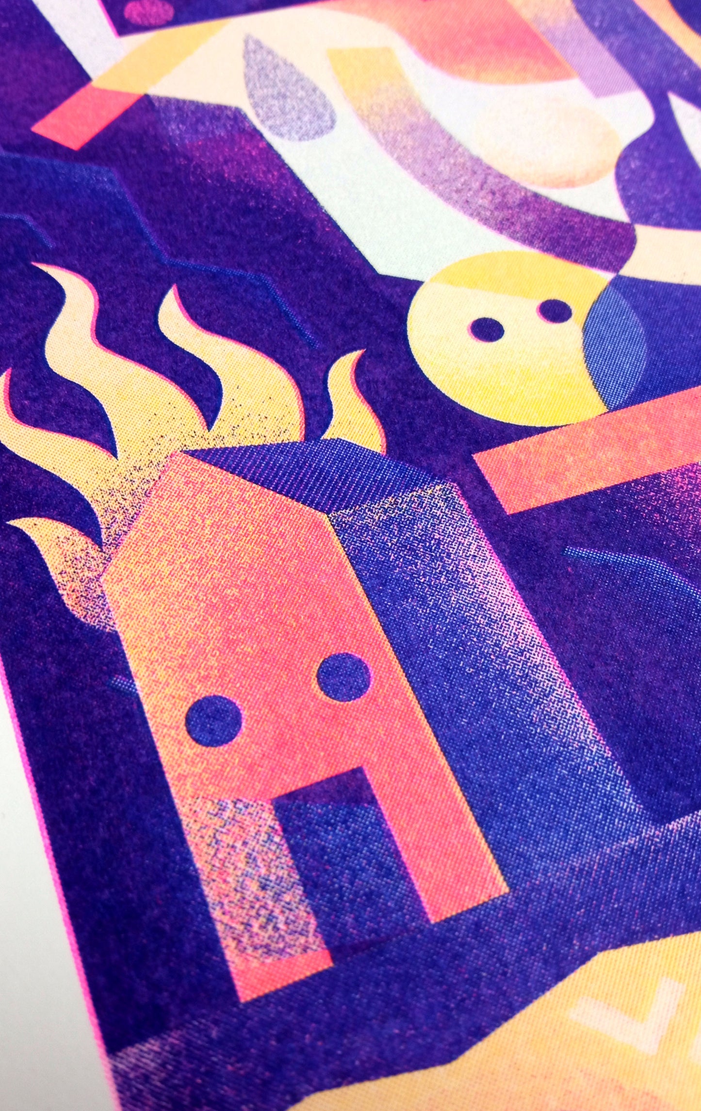 Mr Skull and the burning house / Riso NIARK1
