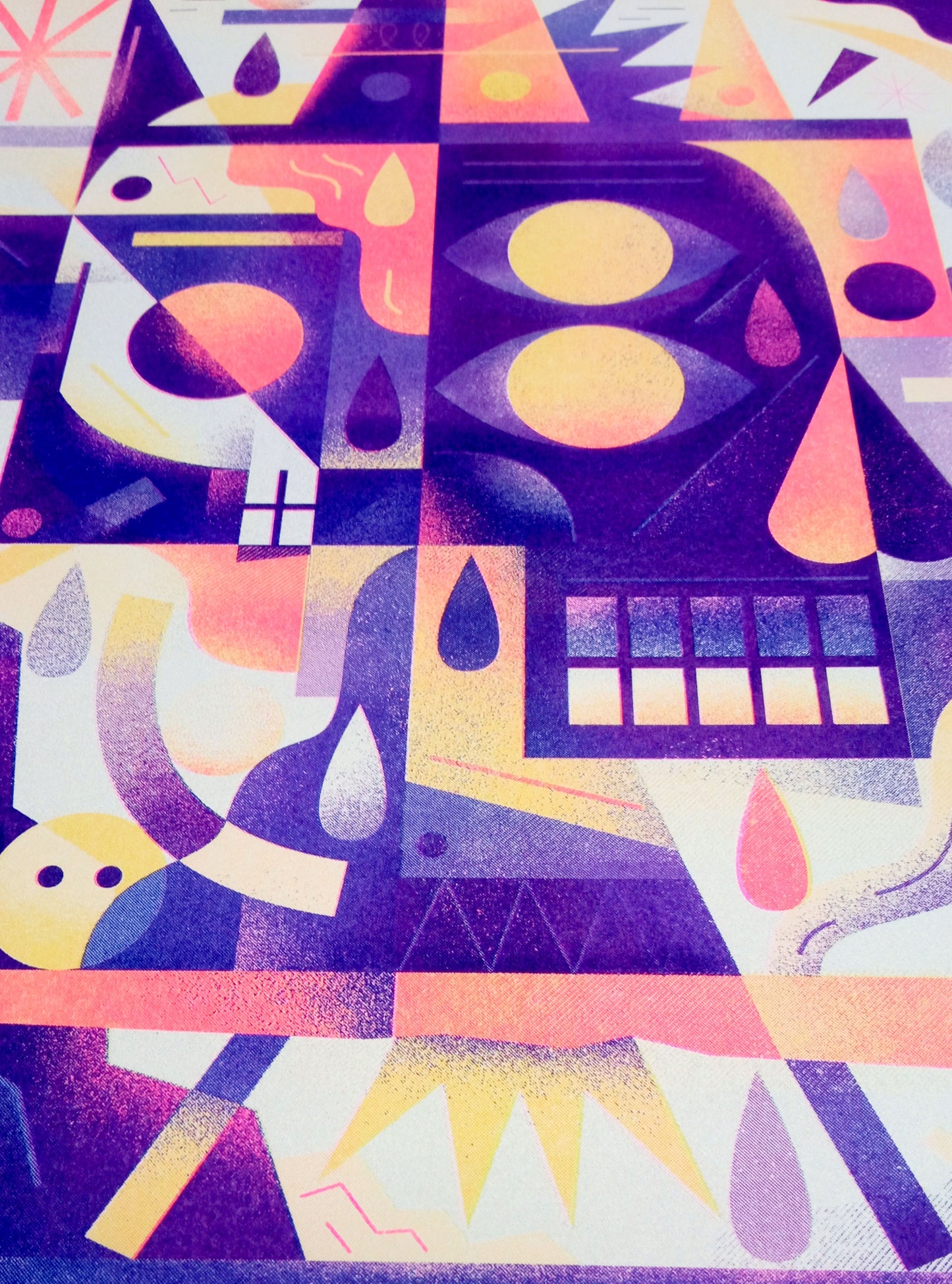 Mr Skull and the burning house / Riso NIARK1