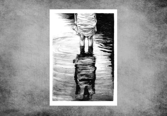 WADE IN THE WATER / Riso by Jean-Luc Navette