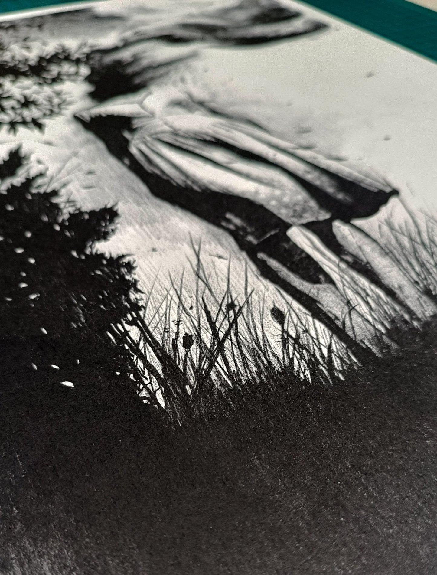 UNCLOUDY DAY / Risograph Jean-Luc Navette