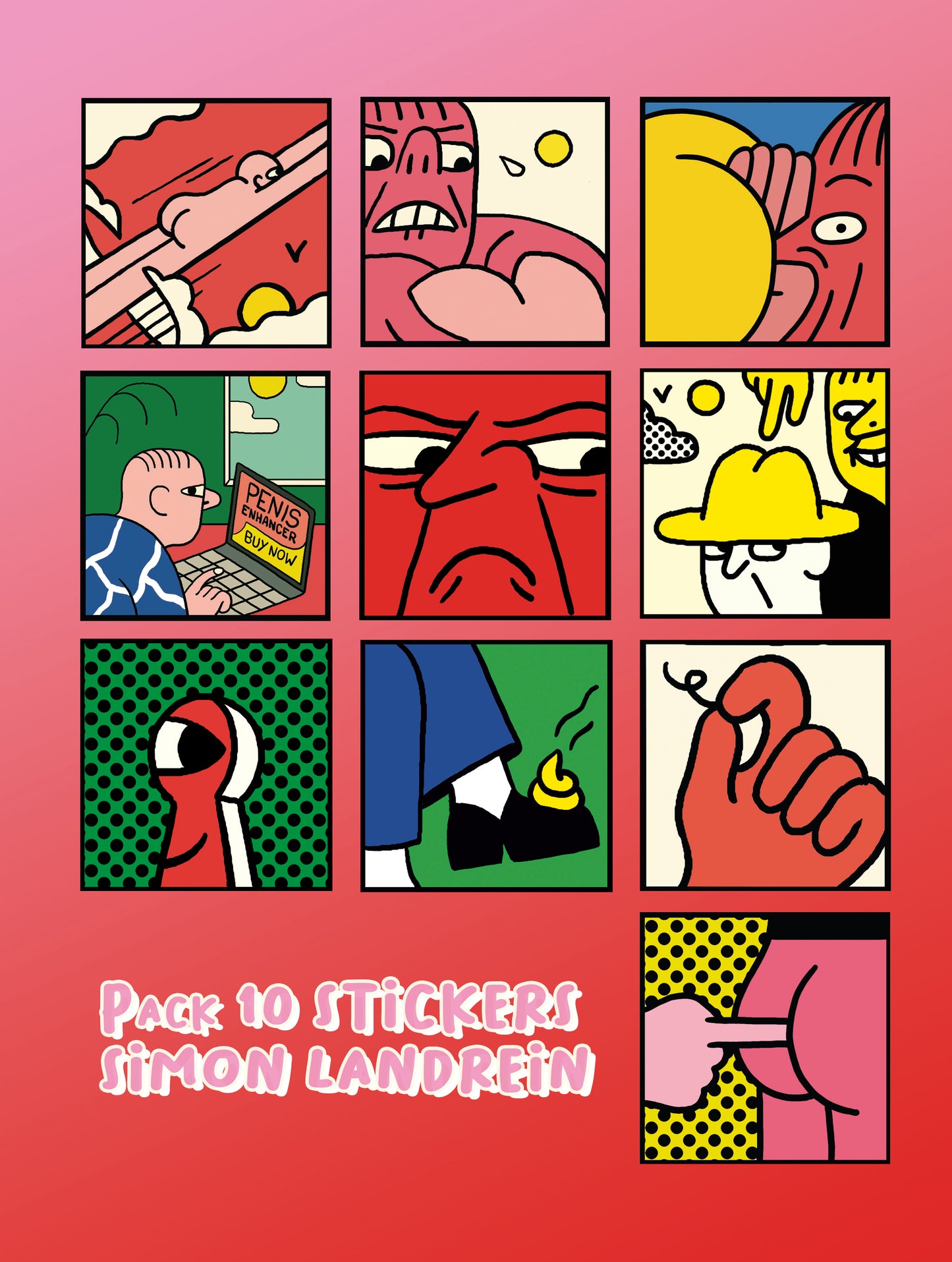 AUFKLEBERPAKET / SIMON LANDREIN