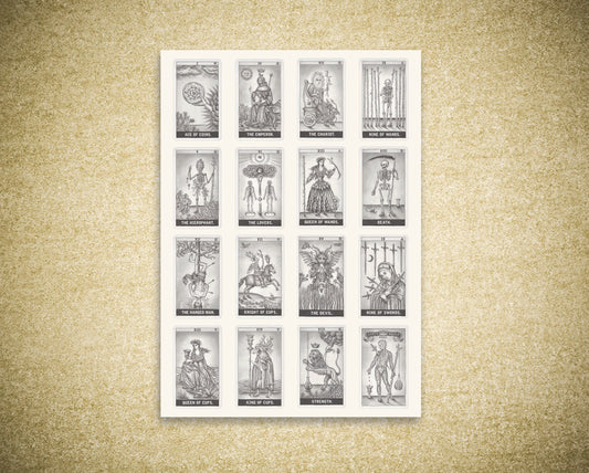 Tarot / Risography by Daniel Martin Diaz