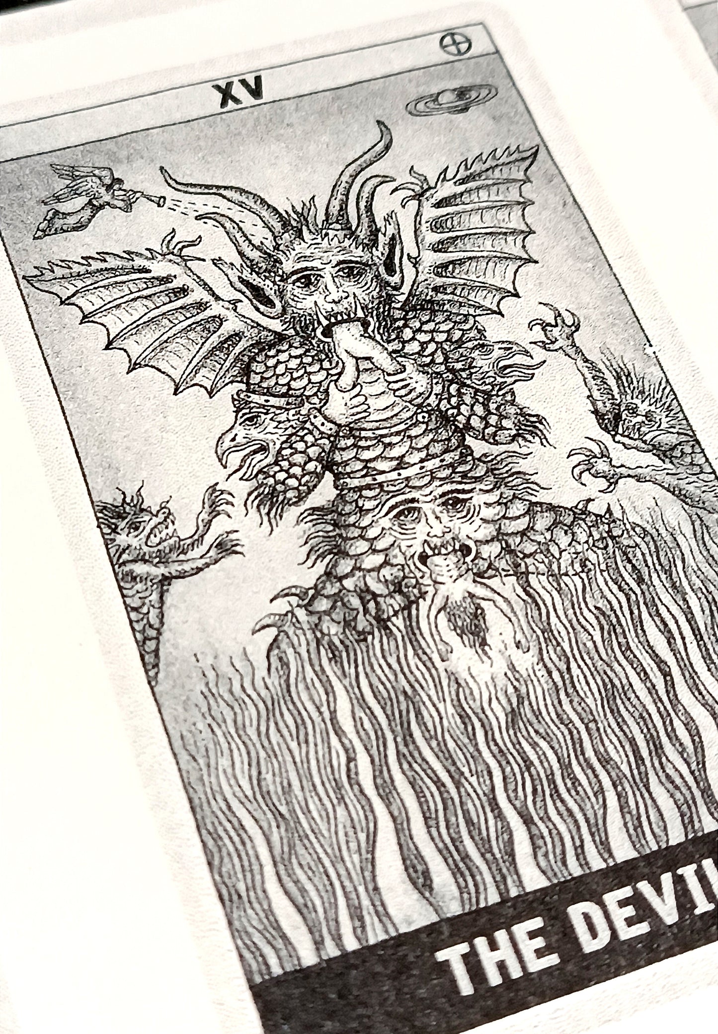 Tarot / Risographie de Daniel Martin Diaz