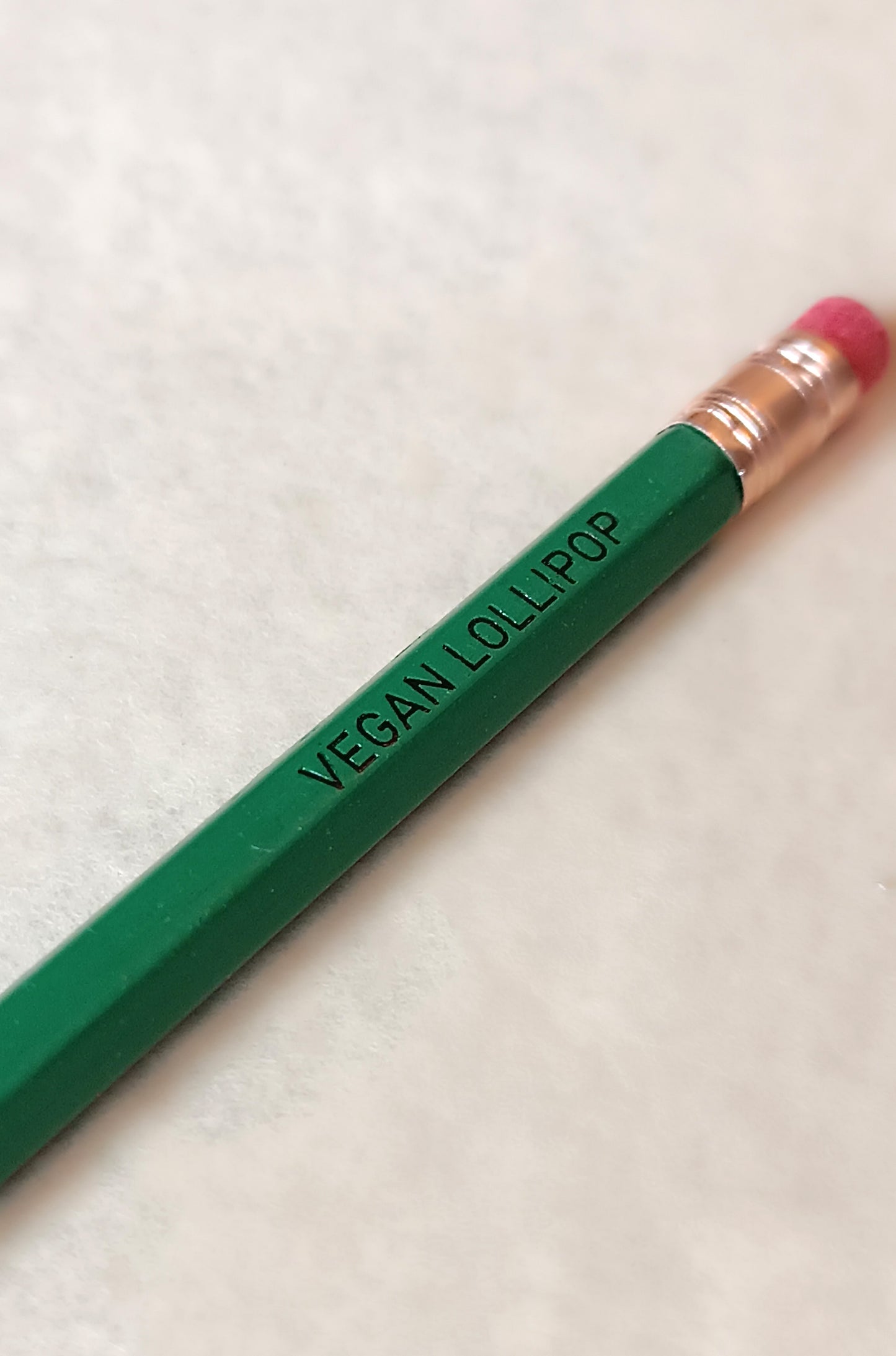 VEGAN LOLLIPOP / GREEN Pencil with Eraser