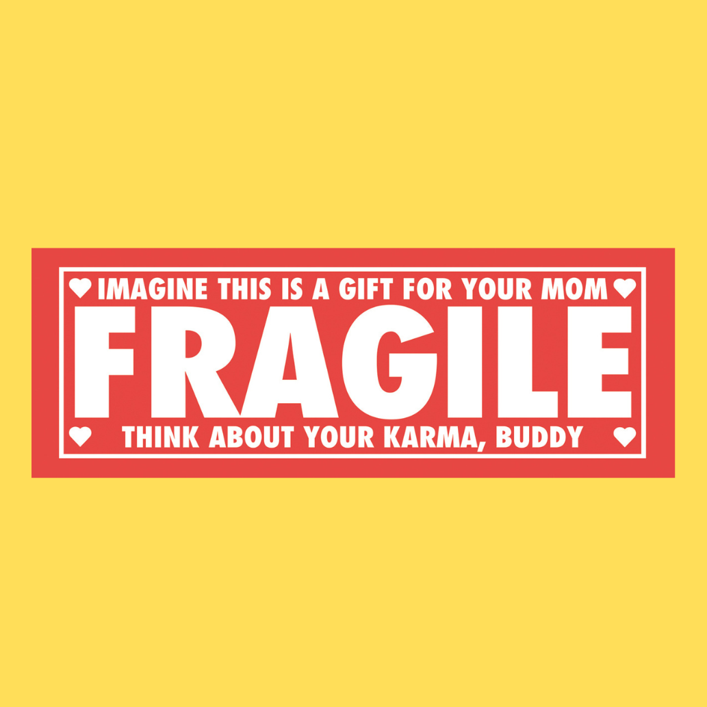 FRAGILE-Aufkleber