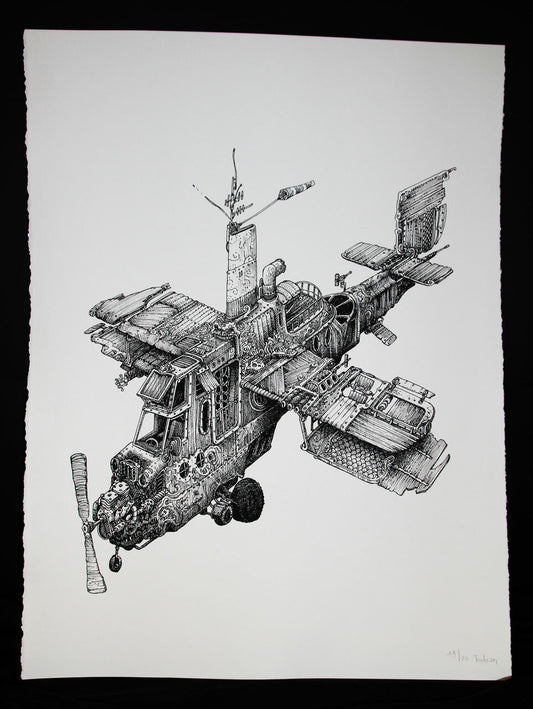 Airplane / Nubian Screenprint