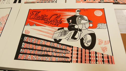 ELECTRA GLIDE / Risographie John BROADLEY