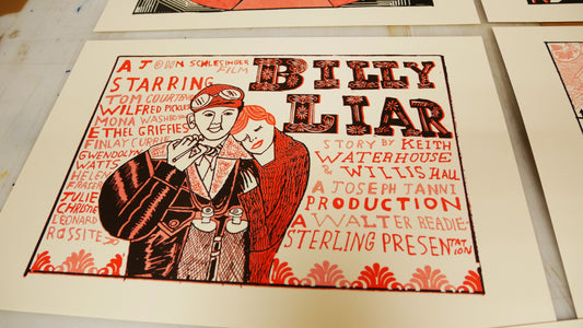 BILLY LIAR / Risographie John BROADLEY