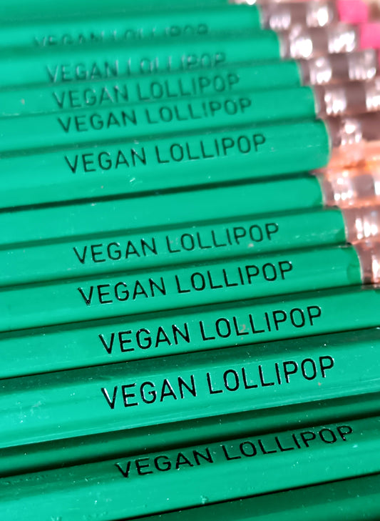 VEGAN LOLLIPOP / GREEN Pencil with Eraser