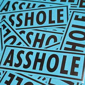 Sticker ASSHOLE